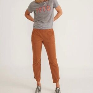 Marine Layer Allison Corduroy Pull On Pant Camel Women's Size Medium.